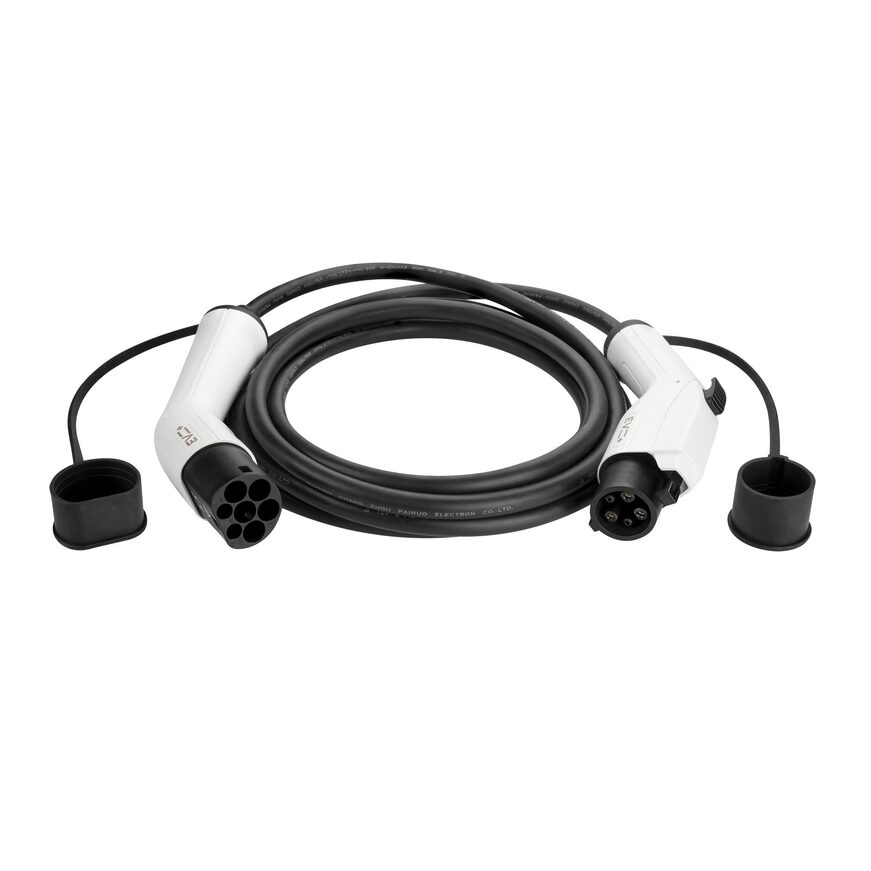 EV Charging Cable Type 1 to Type 2 16A 1 Phase 5m