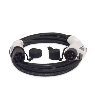 EV Charging Cable Type 1 to Type 2 16A 1 Phase 5m